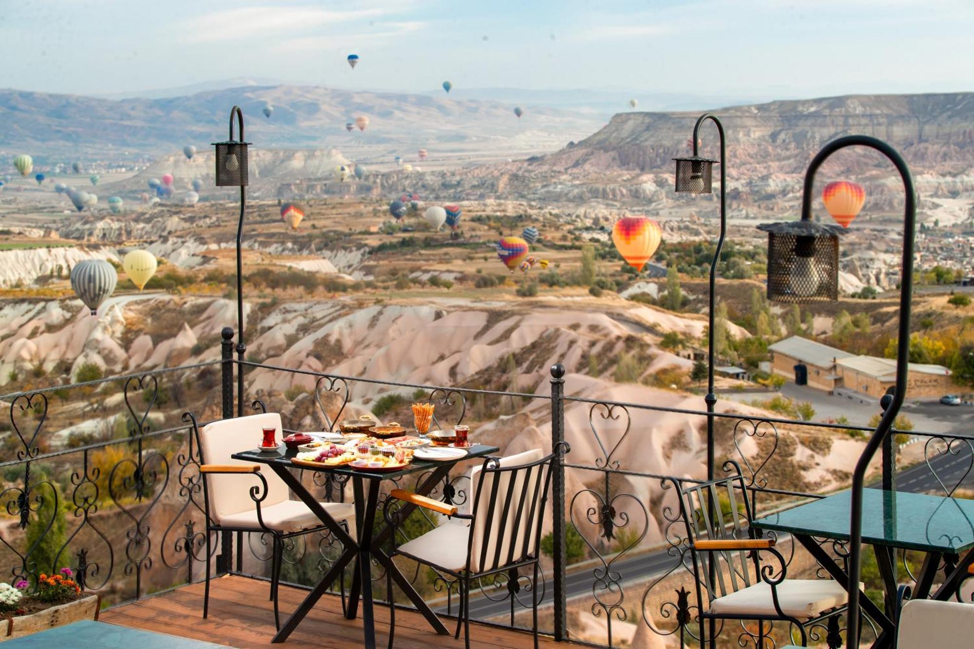 Simera In Cappadocia - Special Class - Best View Rooftop อุตชิซาร์ ภายนอก รูปภาพ
