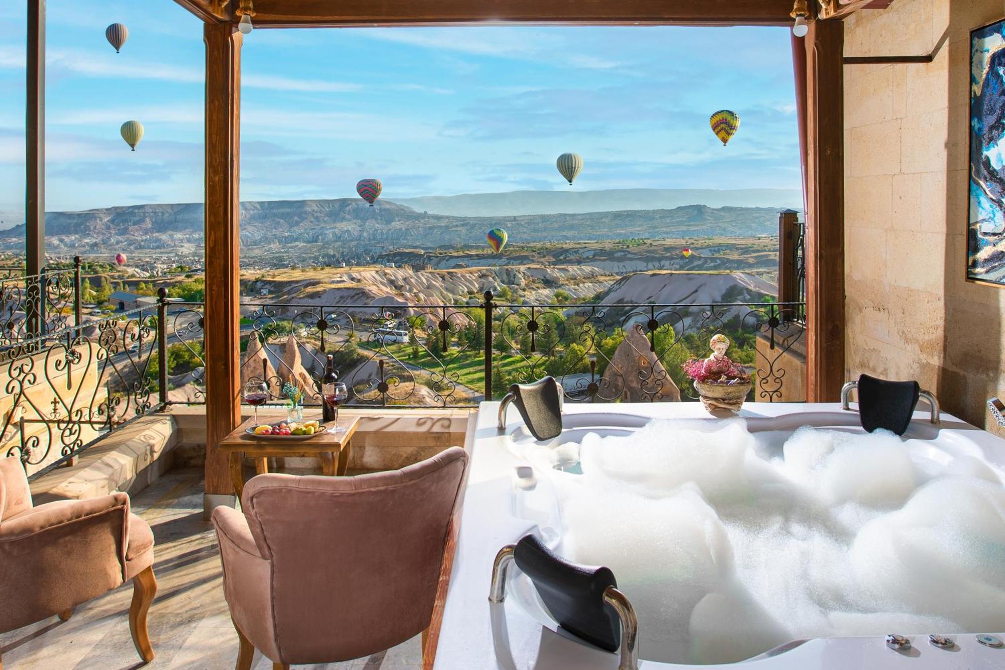 Simera In Cappadocia - Special Class - Best View Rooftop อุตชิซาร์ ภายนอก รูปภาพ