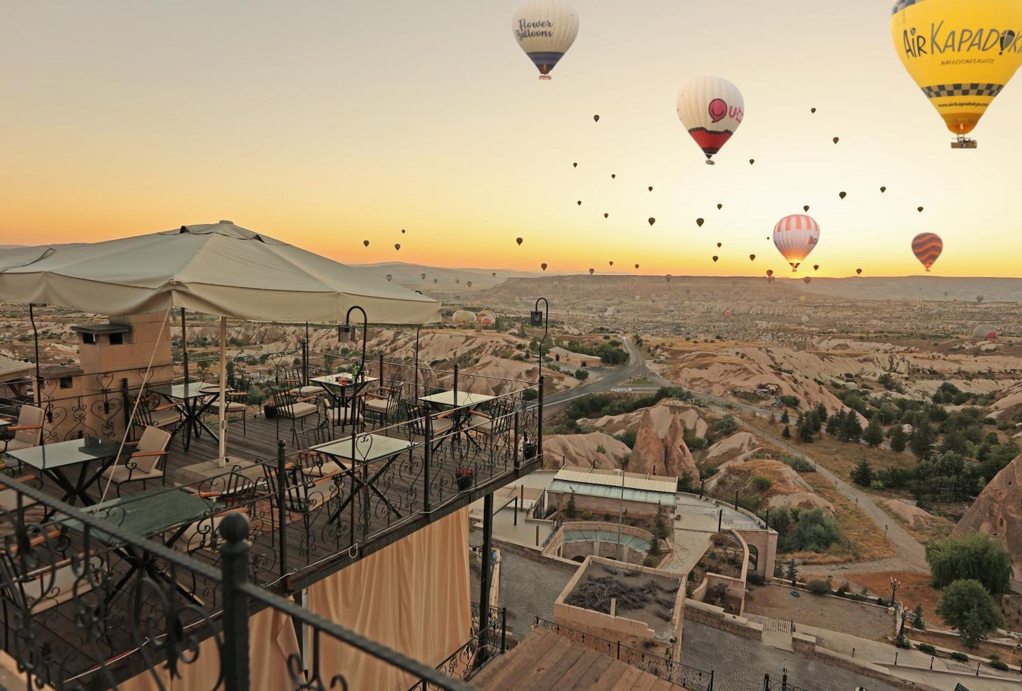 Simera In Cappadocia - Special Class - Best View Rooftop อุตชิซาร์ ภายนอก รูปภาพ