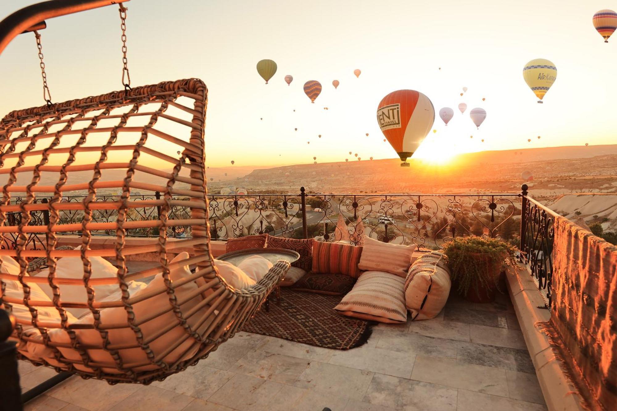 Simera In Cappadocia - Special Class - Best View Rooftop อุตชิซาร์ ภายนอก รูปภาพ